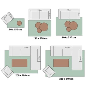 Hoogpolig vloerkleed op maat - Viterbo CS 017 - product