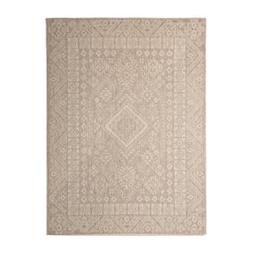 Jute buitenkleed - Atlas Aztec Bruin/Creme - sfeer
