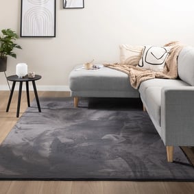 Zacht laagpolig vloerkleed - Cozy Antraciet