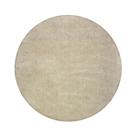 Rond shaggy vloerkleed - Farenzo Beige - product