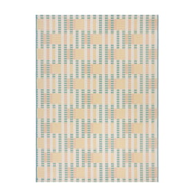 Buitenkleed - Villo Check Multicolor - sfeer