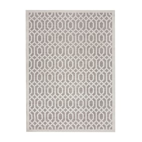 Buitenkleed - Piatto Mataro Creme/Wit - sfeer
