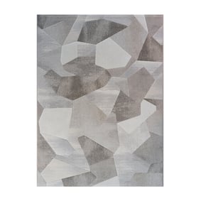 Abstract vloerkleed - Axil  Taupe 6575 - sfeer