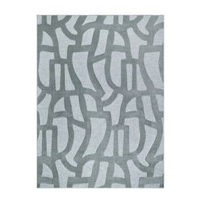 Modern vloerkleed - Thor Blauw 3131 - sfeer