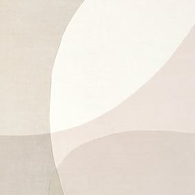 Wollen vloerkleed - Shades Wit/Creme 100 - sfeer