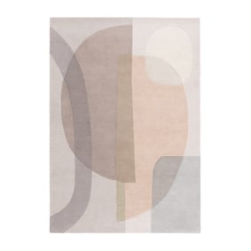 Wollen vloerkleed - Urban Vibes Creme/Roze 030 - sfeer