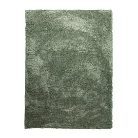 Shaggy vloerkleed - Blaze Groen - sfeer
