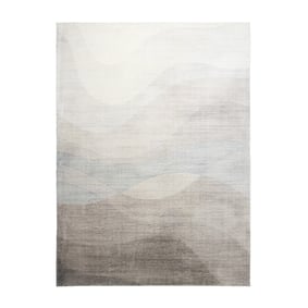 Modern vloerkleed - Field Taupe - sfeer