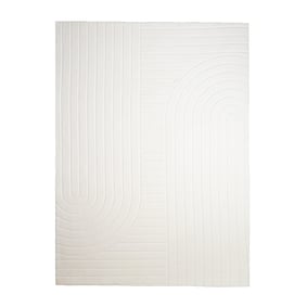 Scandinavisch vloerkleed - Charm Arches Wit - sfeer