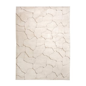 Scandinavisch vloerkleed - Yune Stone Creme - sfeer