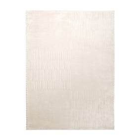 Scandinavisch vloerkleed - Yune Lines Creme - sfeer