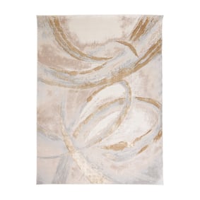 Marmer vloerkleed - Leonore Cotto Creme/Bruin - sfeer