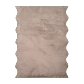 Zacht hoogpolig vloerkleed - Comfy Supreme Wavy Taupe - sfeer