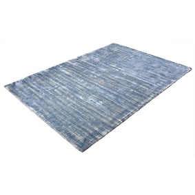 Viscose vloerkleed - Alain Blauw - sfeer