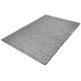 Plat geweven vloerkleed - Henri Grijs - sfeer