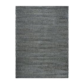 Gevlochten vloerkleed - Kilian Blauw/Groen