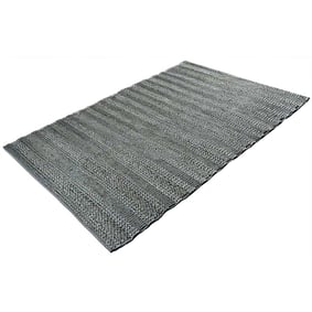 Gevlochten vloerkleed - Kilian Blauw/Groen - sfeer