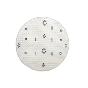 Speelkleed baby rond - Noa Aztec Creme - sfeer