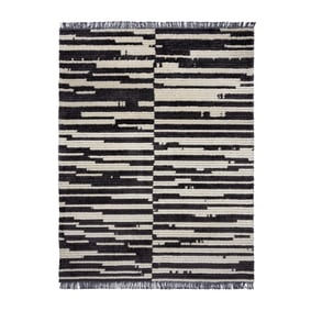 Berber vloerkleed - Lino Zwart/Wit - sfeer