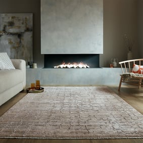 Abstract vloerkleed - Martino Taupe