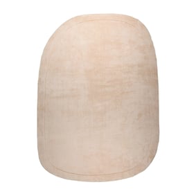 Organisch vloerkleed - Halo Pebble Beige - sfeer