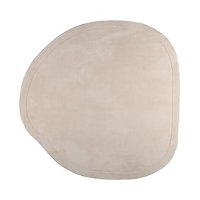 Organisch vloerkleed - Halo Stone Beige - sfeer