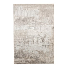 Modern vloerkleed - Hendrix Grunge Creme/Grijs - sfeer