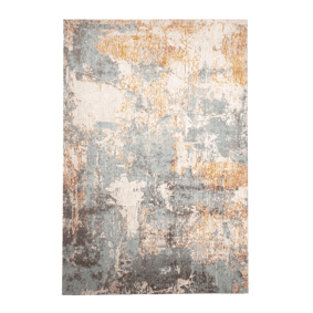 Modern vloerkleed - Bush Turquoise/Creme - sfeer