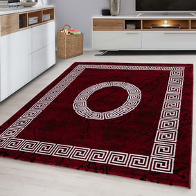 Modern vloerkleed - Plus Rood 8009