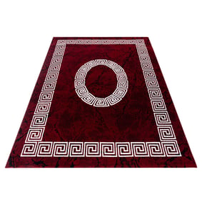 Modern vloerkleed - Plus Rood 8009 - sfeer