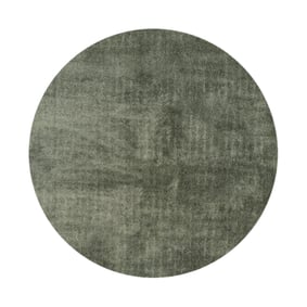 Rond wasbaar vloerkleed - Clean Groen - sfeer