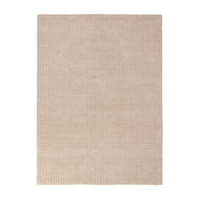 Handgeweven vloerkleed - Candice Grid Beige - product