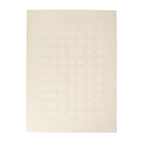 Handgeweven vloerkleed - Candice Cube Creme - product