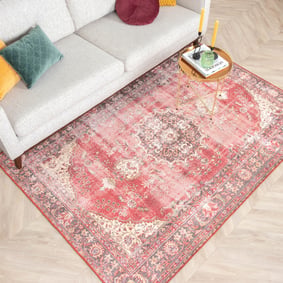 Vintage Vloerkleed - Estate Medaillon Rustiek - sfeer