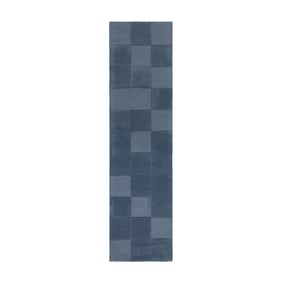 Luxe loper - Xeano checkerboard Blauw - sfeer