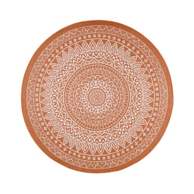 Rond buitenkleed - Summer Azteca Terra - sfeer