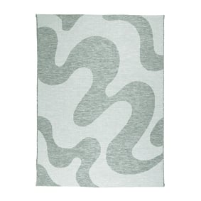 Buitenkleed - Summer Swirl Groen - sfeer