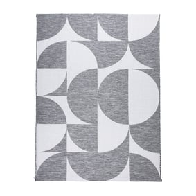 Buitenkleed - Summer Shapes Grijs - sfeer