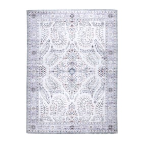 Vintage buitenkleed - Santo Flora Wit - sfeer