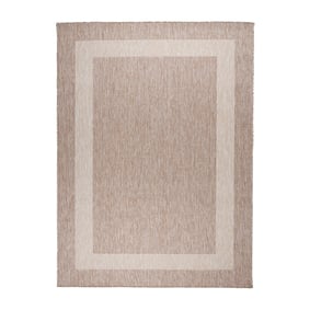 In- & Outdoor vloerkleed - Sierra Border Beige/Creme - sfeer