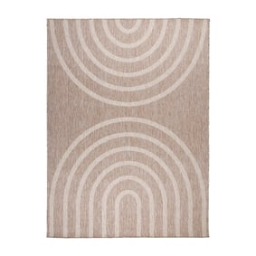 In- & Outdoor vloerkleed - Sierra Arches Beige/Creme - sfeer
