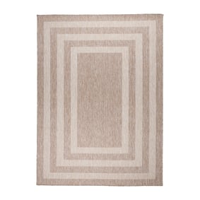 In- & Outdoor vloerkleed - Sierra Frame Beige/Creme - sfeer