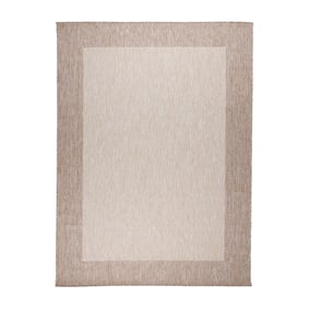 In- & Outdoor vloerkleed - Sierra Border Creme/Beige - sfeer