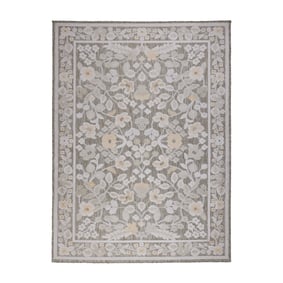 Binnen- & buitenvloerkleed - Bloom Oriental Taupe - sfeer