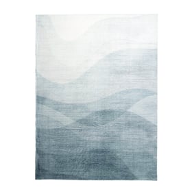 Modern vloerkleed - Field Groen - sfeer