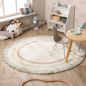 Rond wasbaar kinderkleed - Milo Groen