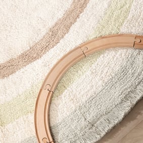 Rond wasbaar kinderkleed - Milo Groen - product
