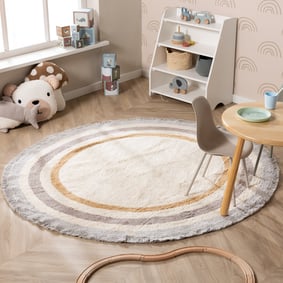 Rond wasbaar kinderkleed - Milo Grijs