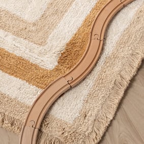 Wasbaar kindervloerkleed - Milo Beige - product