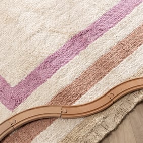 Wasbaar kindervloerkleed - Milo Roze - product